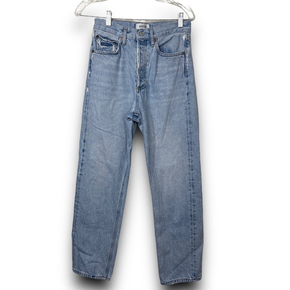 Agolde 90's Mid Rise Straight in Snapshot Size 24 - Picture 3 of 11